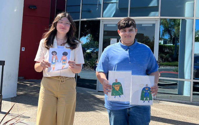 Local Students Named Winners of Hunger Action Hero Art Contest