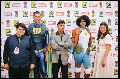Hunger fighting superheroes
