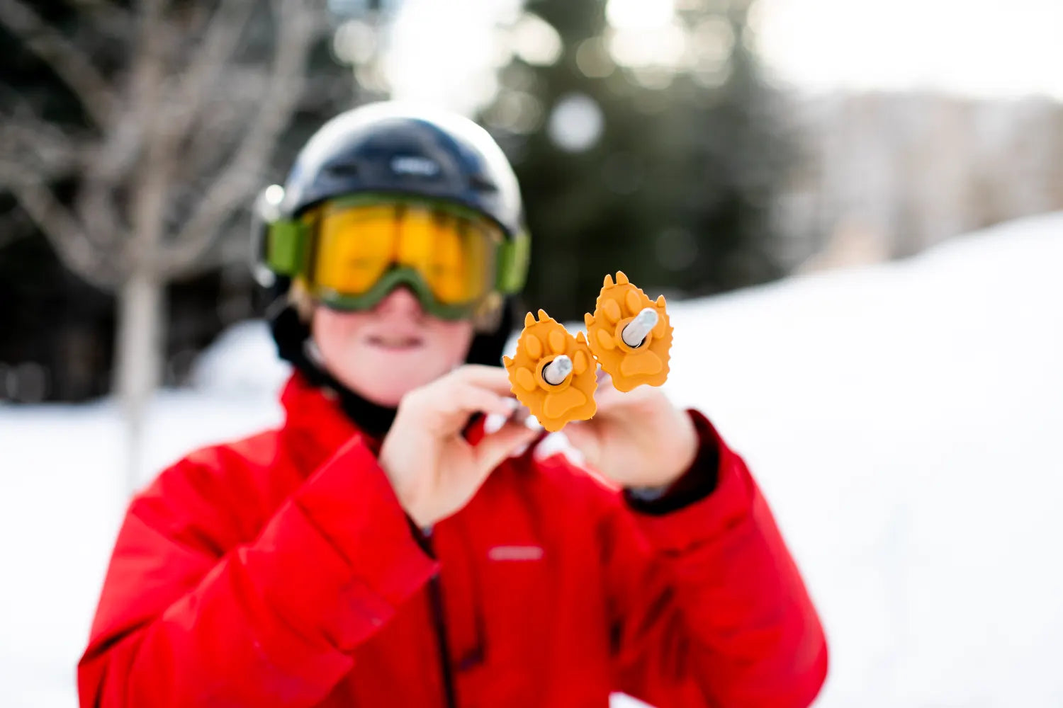 Stoke Tracks animal track ski pole baskets